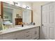 Modern bathroom with double vanity and large mirror at 1920 E Maryland Ave # 21, Phoenix, AZ 85016