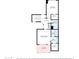 Two-story floor plan with primary bedroom and balcony at 1920 E Maryland Ave # 21, Phoenix, AZ 85016