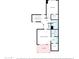 Floor plan highlighting a two-story home with primary bedroom and balcony at 1920 E Maryland Ave # 21, Phoenix, AZ 85016