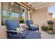 Relaxing patio with comfortable seating and mountain views at 1920 E Maryland Ave # 21, Phoenix, AZ 85016