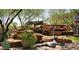 Community water feature with stonework and statues at 20704 N 90Th Pl # 1008, Scottsdale, AZ 85255