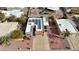 Aerial view of a house with solar panels and a spacious backyard at 25417 S Kansas Ave, Sun Lakes, AZ 85248