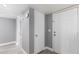 Bright entryway with grey walls, white door and closet at 2847 N 46Th Ave # 8, Phoenix, AZ 85035