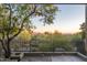 Scenic view from a patio featuring a metal fence and lush desert landscape at 39565 N 107Th Way, Scottsdale, AZ 85262