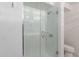 Clean shower with glass enclosure and modern fixtures at 4808 N 24Th St # 605, Phoenix, AZ 85016