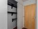 Storage closet with shelves and a desk at 4808 N 24Th St # 605, Phoenix, AZ 85016