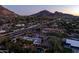 Aerial view showcasing the property's expansive grounds and desirable location at 4836 E Moonlight Way, Paradise Valley, AZ 85253