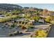 Aerial view showing house, landscaping, and driveway at 4836 E Moonlight Way, Paradise Valley, AZ 85253