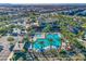 Community pool and recreation area with palm trees at 5015 S Quantum Way, Mesa, AZ 85212