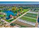 Community park with pond, gazebo, and farm at 5015 S Quantum Way, Mesa, AZ 85212