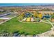 Park with pond, shade structures, and landscaping at 5015 S Quantum Way, Mesa, AZ 85212