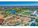 Playground and community garden with a pond in this neighborhood at 5015 S Quantum Way, Mesa, AZ 85212