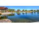 Calm lake with gazebo and park view at 5015 S Quantum Way, Mesa, AZ 85212