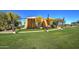 Modern outdoor stage with shade structures at 5015 S Quantum Way, Mesa, AZ 85212