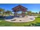 Modern gazebo with seating area in park at 5015 S Quantum Way, Mesa, AZ 85212