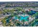 Community pool with lounge chairs and palm trees at 5015 S Quantum Way, Mesa, AZ 85212