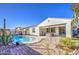 Stunning pool and patio area, perfect for outdoor entertaining at 5015 S Quantum Way, Mesa, AZ 85212