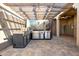 Outdoor kitchen with stainless steel appliances and pergola at 5028 N Scottsdale Rd, Paradise Valley, AZ 85253