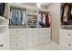 Large walk-in closet with ample shelving and drawers at 5028 N Scottsdale Rd, Paradise Valley, AZ 85253