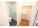 Bathroom with shower, toilet and closet at 513 W Melrose Dr, Casa Grande, AZ 85122