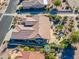 Aerial view of house with backyard landscaping at 5500 N Globe Dr, Eloy, AZ 85131