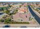 Aerial view of home and neighborhood at 5500 N Globe Dr, Eloy, AZ 85131