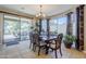 Casual dining area opens to the backyard and features a chandelier at 5500 N Globe Dr, Eloy, AZ 85131