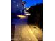 Night view of a pathway with landscape lighting at 5500 N Globe Dr, Eloy, AZ 85131