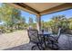 Covered patio with seating area and outdoor kitchen at 5500 N Globe Dr, Eloy, AZ 85131