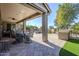 Covered patio and outdoor kitchen at 5500 N Globe Dr, Eloy, AZ 85131