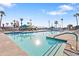 Sparkling community pool with a spacious deck at 7807 E Main St # B-15, Mesa, AZ 85207