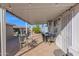 Spacious covered patio with seating area and shaded space at 8500 E Southern Ave # 506, Mesa, AZ 85209