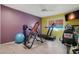 Bright home exercise room with treadmill and other equipment at 9101 W Willow Haven Ct, Sun City, AZ 85351