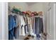 Well-organized closet with ample hanging and shelving space at 10136 E Southern Ave # 1045, Mesa, AZ 85209