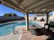 Relaxing patio area with hot tub and fire pit at 10618 N 27Th St, Phoenix, AZ 85028