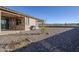 Landscaped backyard with gravel and desert plants at 12474 E Soloman Rd, Gold Canyon, AZ 85118