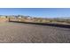 Large backyard with gravel and mountain view at 12474 E Soloman Rd, Gold Canyon, AZ 85118