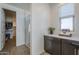 Bathroom with shower and vanity with storage at 12474 E Soloman Rd, Gold Canyon, AZ 85118