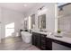 Modern bathroom with soaking tub and double vanity at 12808 N 144Th Dr, Surprise, AZ 85379