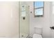 Clean bathroom with a stand-up shower and tile flooring at 12808 N 144Th Dr, Surprise, AZ 85379