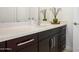 Modern bathroom with a vanity and contemporary finishes at 13713 W Harvest Ave, Litchfield Park, AZ 85340