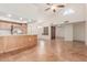 Kitchen with an island and stainless steel appliances at 14413 N 91St St, Scottsdale, AZ 85260