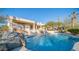 Relaxing pool with waterfall feature and lounge chairs at 14845 S 31St Way, Phoenix, AZ 85048