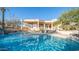 Inviting pool with a view of the house and mountain at 14845 S 31St Way, Phoenix, AZ 85048