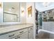 Bathroom with granite countertops and walk-in closet at 1537 E Caballero Dr, Casa Grande, AZ 85122