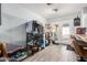 Bright kitchen area featuring a pet area and French doors to the exterior at 21063 N 33Rd Ln, Phoenix, AZ 85027