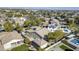 High-angle view of a house with a pool and surrounding homes at 2115 W Harwell Rd, Phoenix, AZ 85041