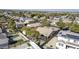 Aerial view showcasing home, backyard, and neighboring houses at 2115 W Harwell Rd, Phoenix, AZ 85041