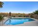 Stunning pool with a spa, surrounded by a beautifully landscaped backyard at 23861 N 74Th Pl, Scottsdale, AZ 85255