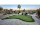 Enjoy your own private putting green in this expansive backyard at 23861 N 74Th Pl, Scottsdale, AZ 85255